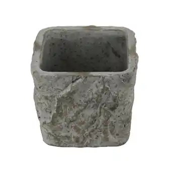 Walmart Cheungs Square Tapered Cement Planter With Modern Look- Small offer