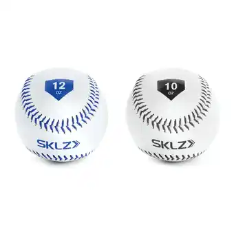 Walmart SKLZ Weighted Training Baseballs for Arm Strength Training,10 and 12 oz, 2 Pack offer