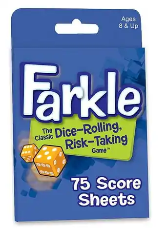 Walmart Farkle Score Sheets, 75/Pkg offer