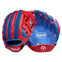 Walmart Wilson A200 EZ Catch 10 Glove Royal/Red - Right Hand Throw offer