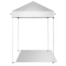 Walmart Zimtown Portable 5ft x 5ft Canopy Tent for Patio, Foldable Gazebo for Backyard, White Canopy offer