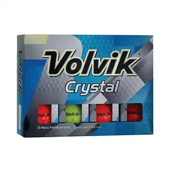 Walmart Volvik Crystal Golf Balls Assorted Colors 12pk offer