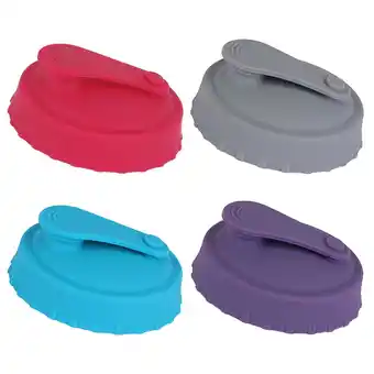 Walmart 4 Pcs Silicone Can Lid Anti-dust Covers Caps Lids Sparkling Water Soda Pop Topper Protector offer