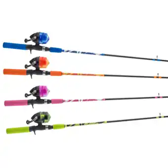 Walmart South Bend Worm Gear 2-Piece Graphite Spincast Fishing Rod and Reel Combo 5'6 offer