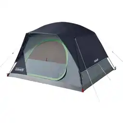 Walmart Coleman Skydome 4 Person Camping Tent with Mesh Pockets & Bag, Blue Nights offer