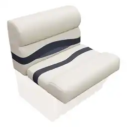 Walmart Wise BM1143-986 Premier Series Pontoon 27 Bench Cushion Set - Platinum / Spectra Navy / Cobalt offer