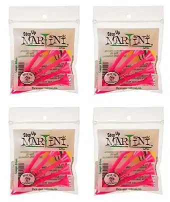 Walmart Martini 3 1/4 Step-Up Golf Tees - 4 Pack (20 Tees) (Pink) offer