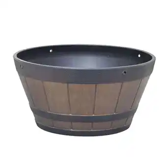 Walmart yotijar 12” Retro Barrel Hanging Planter with Drainage Plug offer