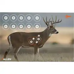 Walmart Ez Aim Paper Shooting Targets, 4-Color 35 In x 23 In Whitetail Targets, 2-Pack offer