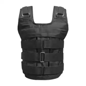 Walmart Vsenkes Adjustable Weighted Vest Body Weight Vest Heavy Duty Gym Weight Loading Vest Can hold 110LB offer