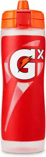 Walmart Gatorade Gx Hydration System, Non-Slip 30oz Squeeze Bottle - Red offer