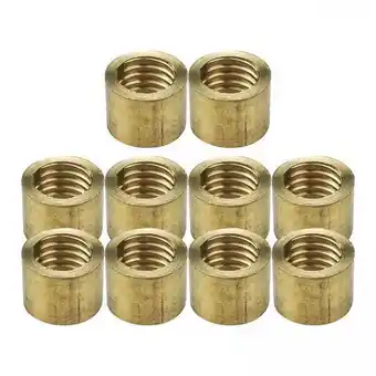 Walmart yotijay 2x10Pcs Billiard Cue Ferrules Billiard Corner Copper Hoop for Billiard Cue DIY 10mm offer