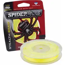 Walmart SpiderWire Stealth Superline, Hi-Vis Yellow, 30lb | 13.6kg Fishing Line offer