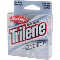 Walmart Berkley Trilene Micro Ice, Clear Steel, 8-Pound Monofilament Fishing Line offer