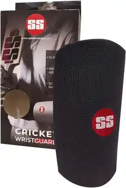 Walmart SS Ton Cricket Premium Wrist Guard or Elbow Guard Black (Senior) offer