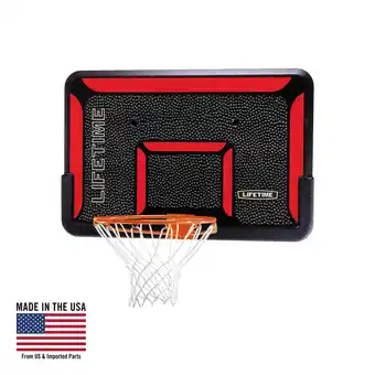 Walmart Lifetime New Basketball Backboard and Rim Combo (44-inch Impact) - 3823 offer