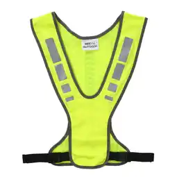 Walmart High Visibility Safety Vest Outdoor Sports Running Cycling Reflective Vest with Pocket offer