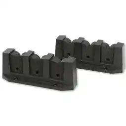 Walmart 2pcs Horizontal Rod Rack 3 Fishing Boat Gear Pole Storage Holder Mount Brand offer