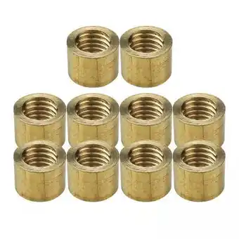 Walmart lacooooppia 5x10Pcs Billiard Cue Ferrules Billiard Corner Copper Hoop for Billiard Cue DIY 10.5mm offer