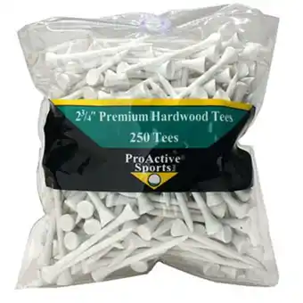 Walmart ProActive Sports TE234W250 2 3/4'' 250/Pack White offer