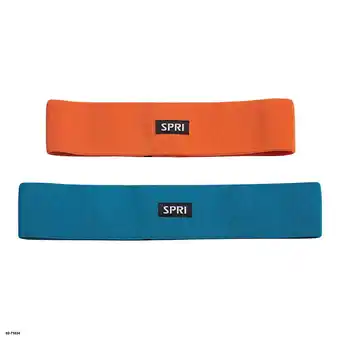 Walmart SPRI Hip Bands, 2-Pack of Fabric Resistance Loop Bands offer