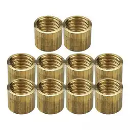 Walmart Vsenkes 4x10Pcs Billiard Cue Ferrules Billiard Corner Copper Hoop for Billiard Cue DIY 10.7mm offer