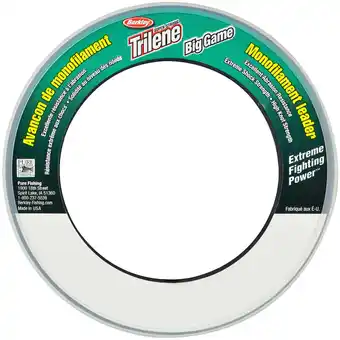 Walmart Berkley Trilene Big Game Monofilament Leaders, Clear, 40lb | 18.1kg offer