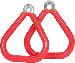 Walmart Swing Set Stuff Inc. Commercial Coated Triangle Trapeze Rings (Red) offer