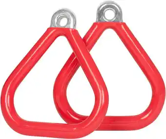 Walmart Swing Set Stuff Inc. Commercial Coated Triangle Trapeze Rings (Red) offer