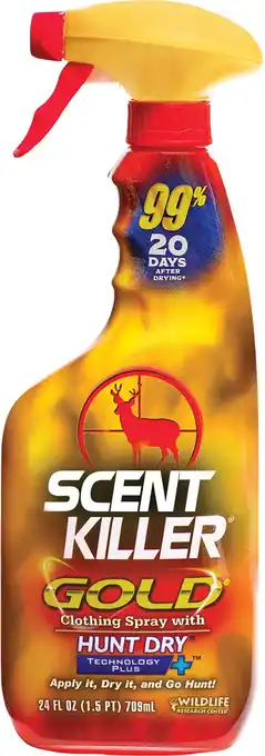 Walmart Wildlife Research Center Scent Killer Gold Spray, 24 fl oz offer