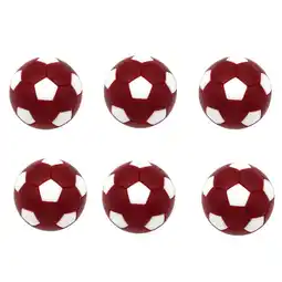 Walmart Replacement Foosballs (Pack of 6), s - 32mm - 6 Colors Available, Dark Red offer