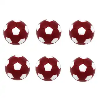 Walmart Replacement Foosballs (Pack of 6), s - 32mm - 6 Colors Available, Dark Red offer