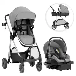 Walmart Evenflo Omni Plus Modular Travel System with LiteMax Sport Infant Car Seat, Mylar Gray, Unisex offer