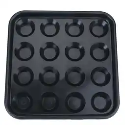 Walmart Black POOL BILLIARD BALL TRAY HOLDER - Hold 16 Pcs Standard Balls offer