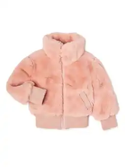 Walmart Urban Republic Toddler Girl Faux Fur Jacket, Sizes 2T-4T offer