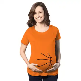 Walmart Maternity Basketball Bump Announcement Funny Pregnancy Gift Tee for Ladies offer