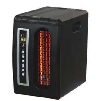 Walmart Compact Infrared Black Heater,5120 BTU offer