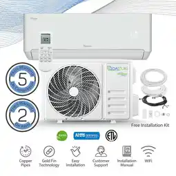 Walmart Daizuki - 9000 BTU AC Mini Split 20 SEER2 Inverter Ductless Heat Pump 110V WIFI Included offer