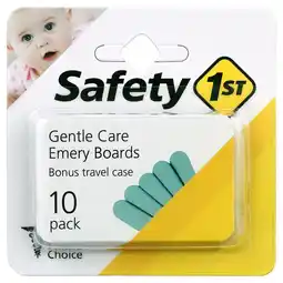 Walmart Safety 1st 10 Pack Emery Boards & Travel Case, Blue offer