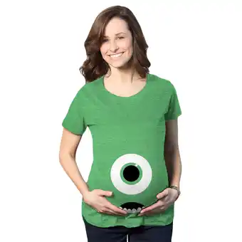 Walmart Maternity Monster Eye Ball Funny Pregnancy Tee Cute Halloween Baby Bump T Shirt offer