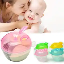 Walmart QIPOPIQ Clearance Portable Baby Infant Travel Milk Powder Dispenser Container Feeding Box offer