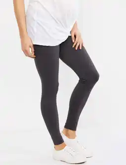 Walmart Motherhood Maternity Women's Secret Fit Belly Heathered Maternity Leggings offer