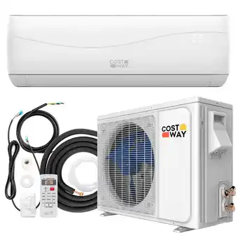 Walmart Costway 24000 BTU Mini Split Air Conditioner & Heater Ductless 18.5 SEER2 1500 Sq. Ft offer