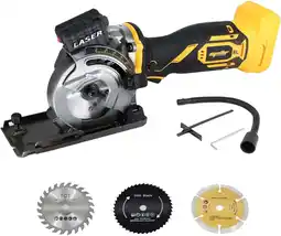 Walmart Mellif Cordless Mini Circular Saw Compatible with Dewalt 20V Battery(Tool Only) offer