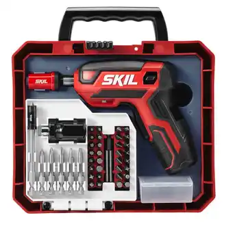 Walmart SKIL SD5618-03 4V Pilot Screwdriver with 42 Piece Bit Kit Case offer