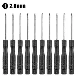 Walmart 10Pcs 3.22Inch Small Mini Screwdriver Repair Tool Slotted Cross Screwdrivers 2mm offer