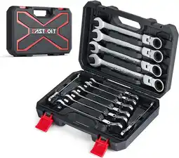 Walmart Eastvolt, Flex-Head Ratcheting Wrench 12 Pieces offer