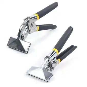 Walmart 2pcs 3-1/4 Flat Jaw Sheet Metal Bending Tool Bender Hand Seamer Former Pliers offer