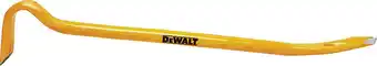 Walmart DEWALT DWHT55129 Wrecking Bar, 24 in L, Beveled Tip, Steel offer