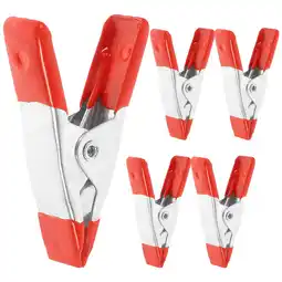 Walmart WynBing 5 pcs Metal Spring Clamps Woodworking Spring Clips Small Spring Clamps for Home offer